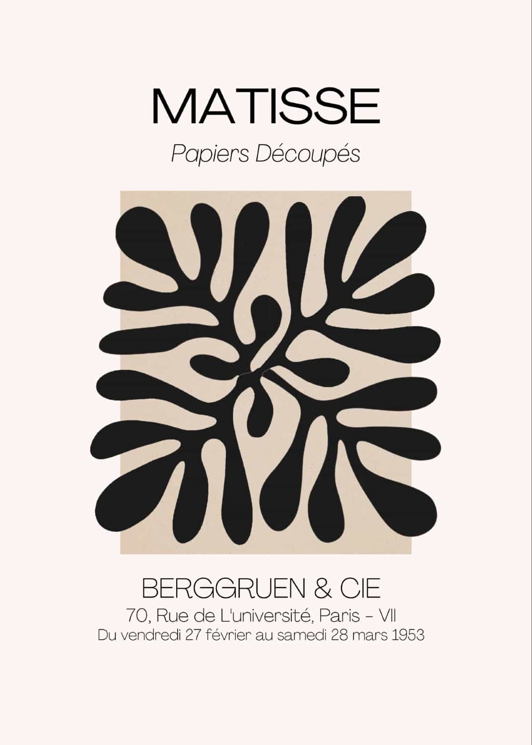 Papiers Decoupes nr 1 plakat