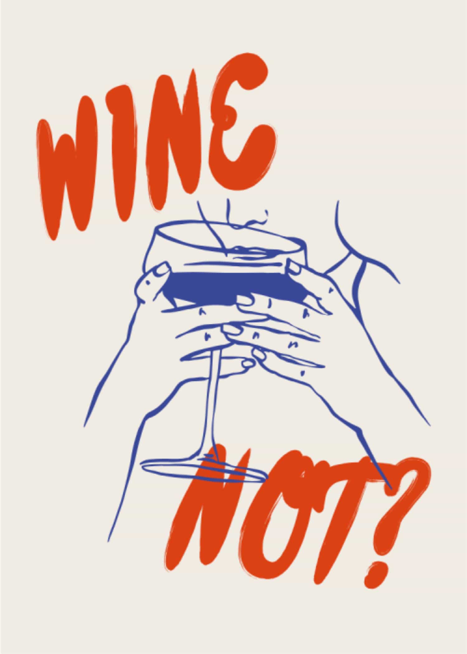 Wino nie? plakat