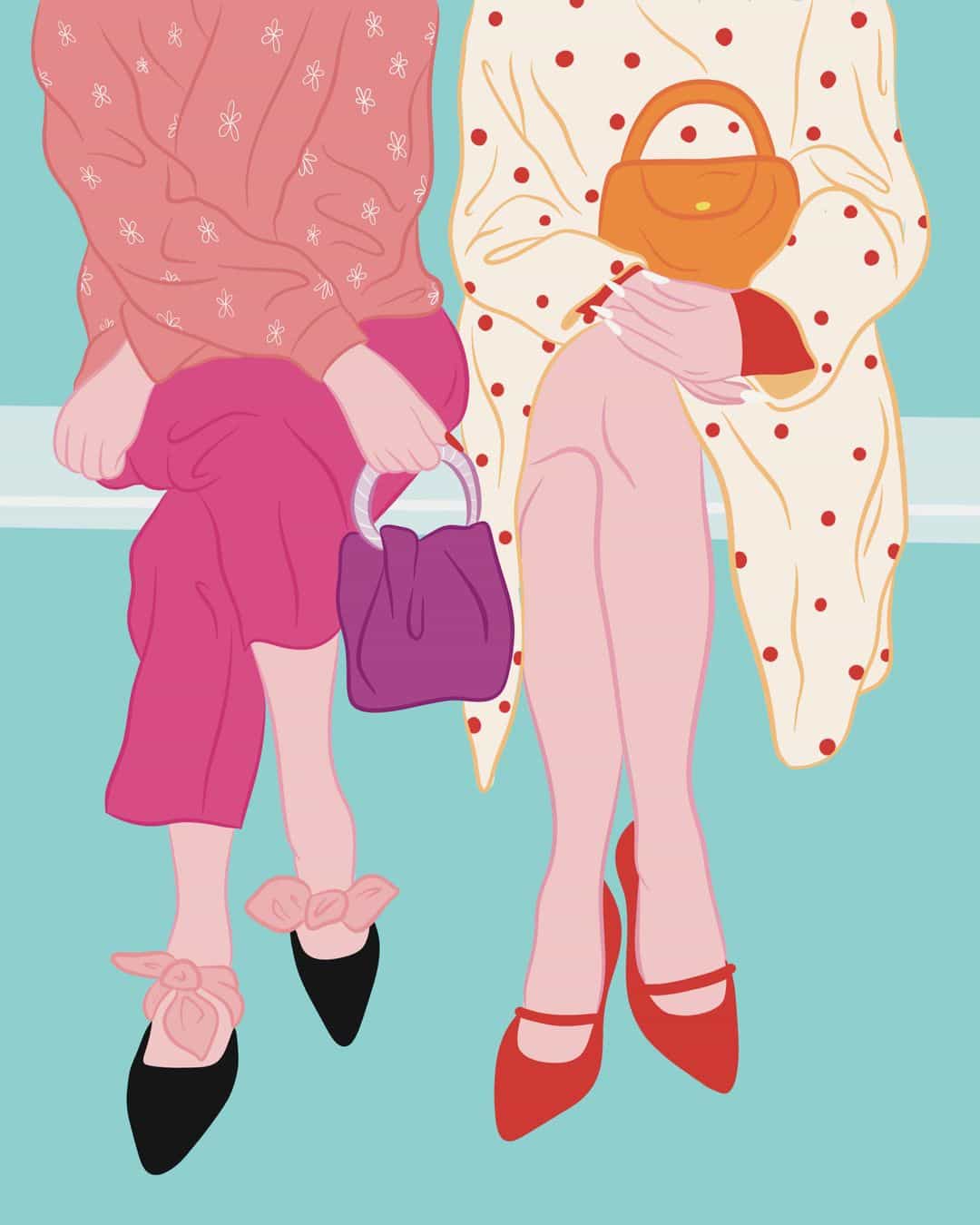 Summer outfit poster