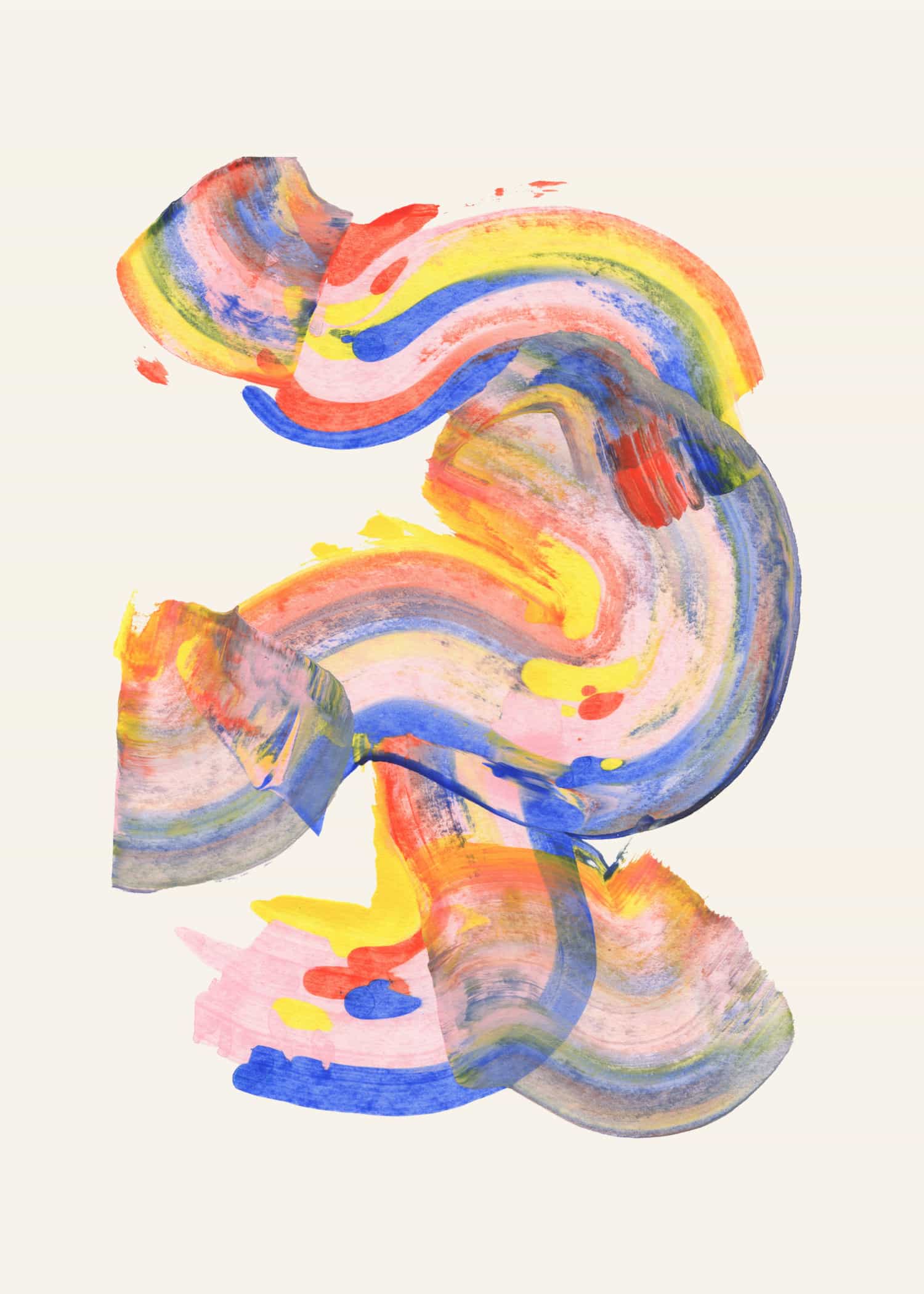 Abstract Painting poster