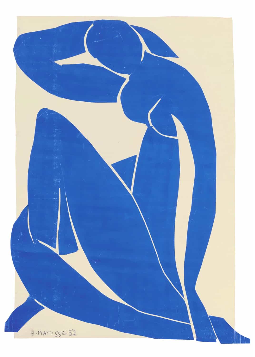 Niebieski akt II autorstwa Henri Matisse'a plakat