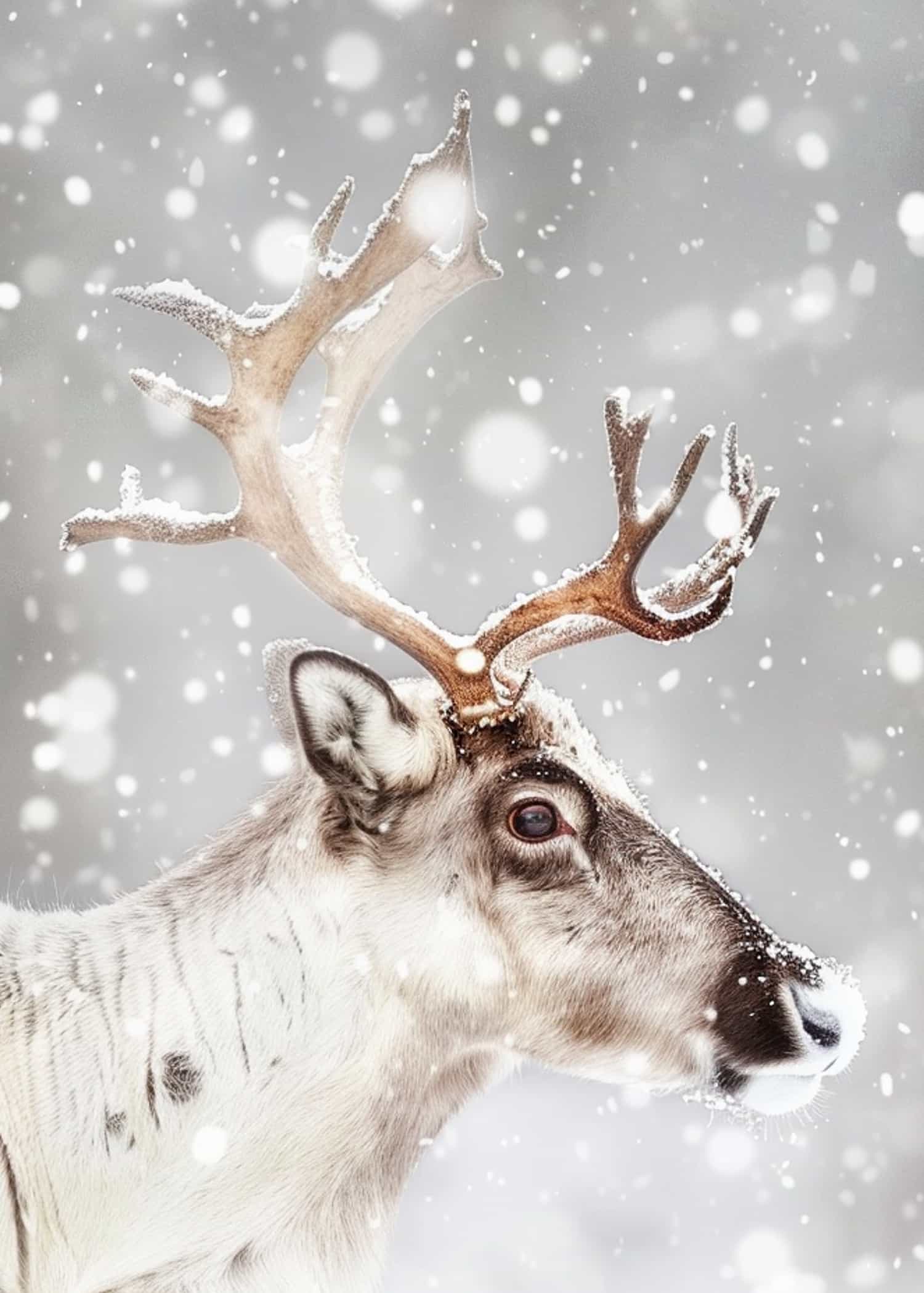 Reindeer from the Side poster