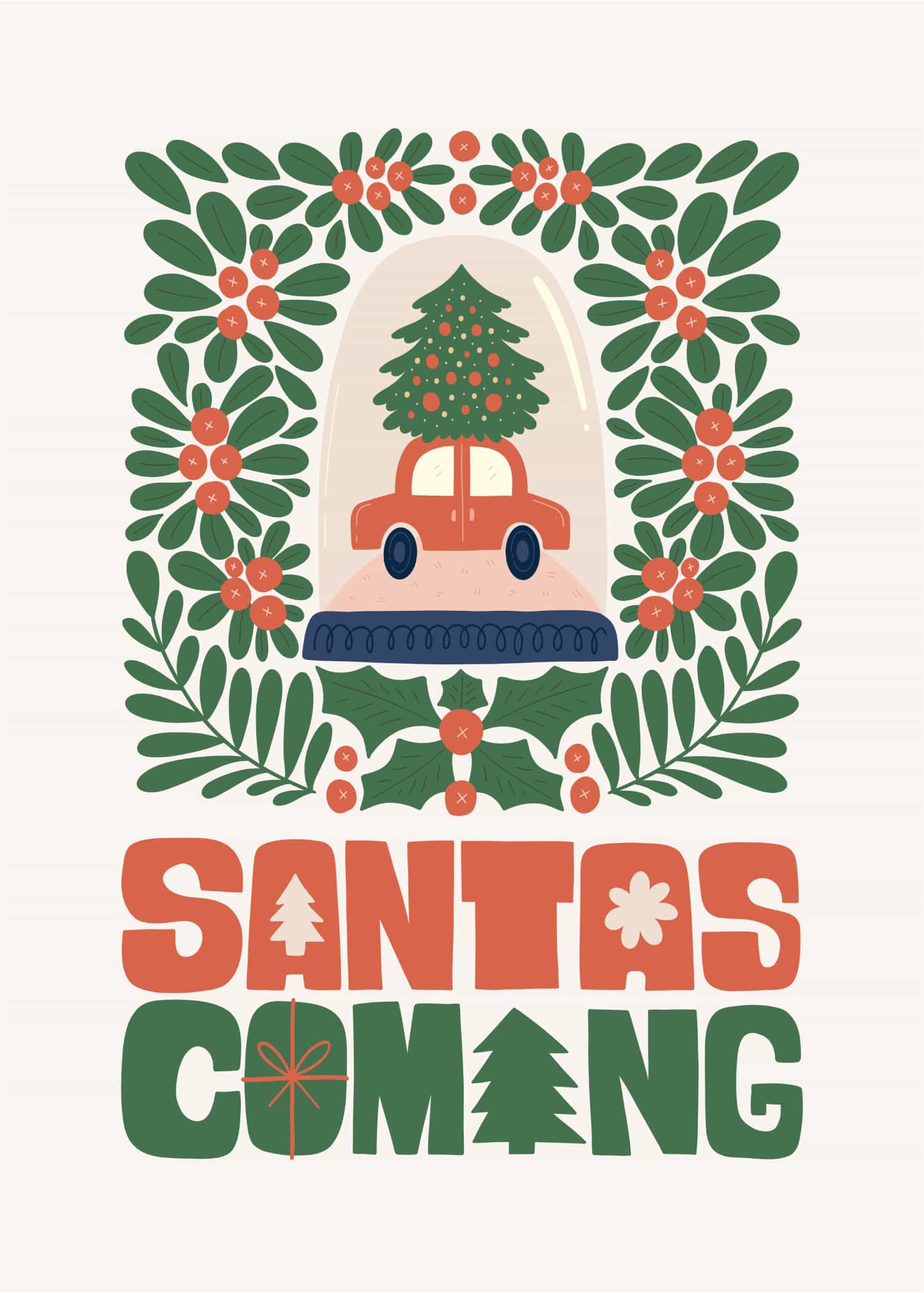 Santas Coming poster