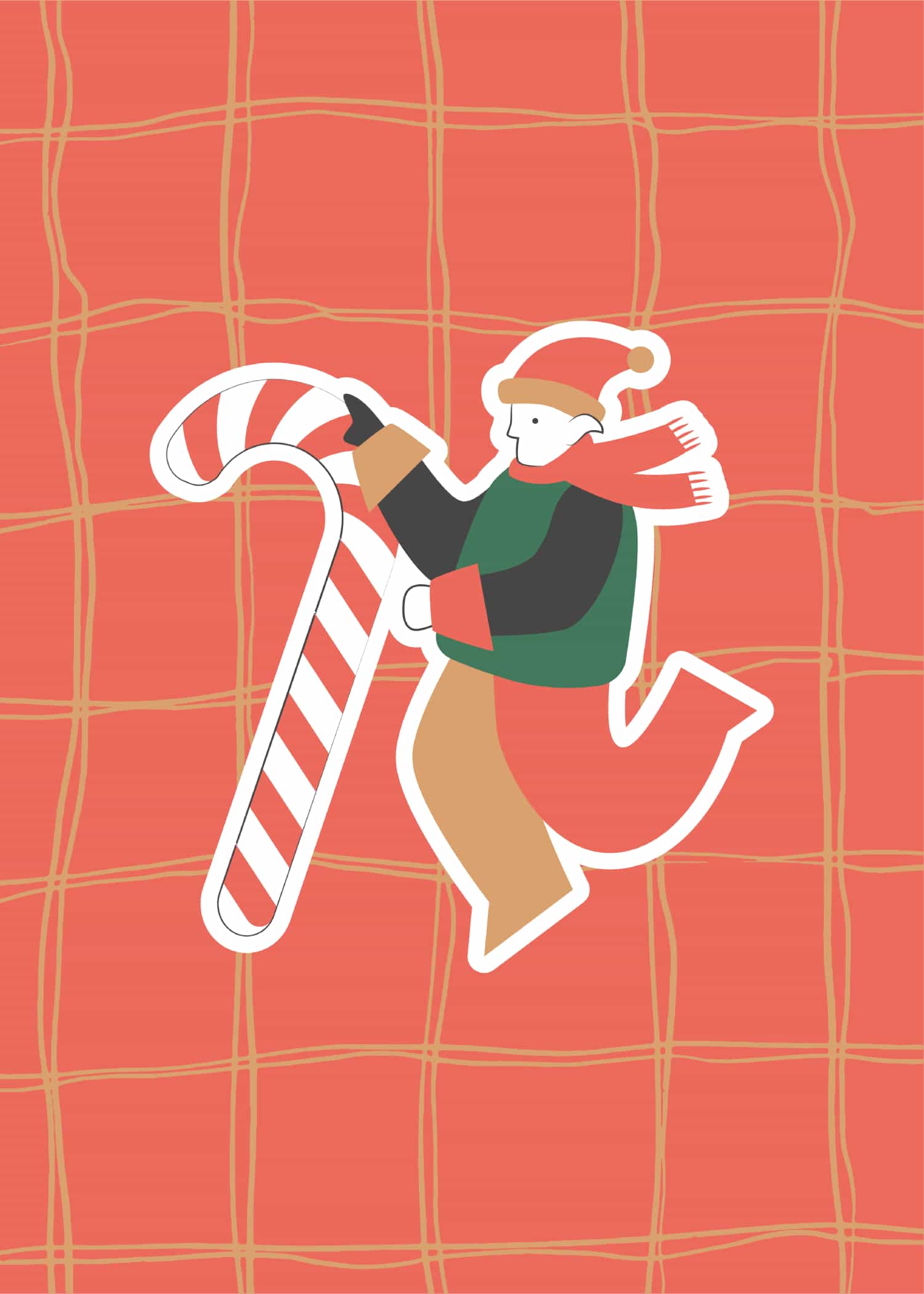 Christmas Cane poster