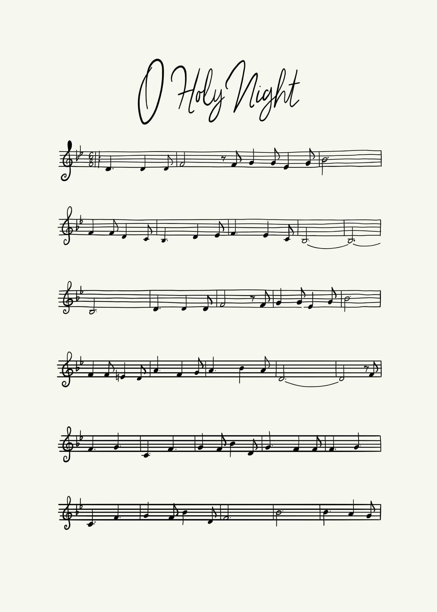 "O Holy Night" plakat