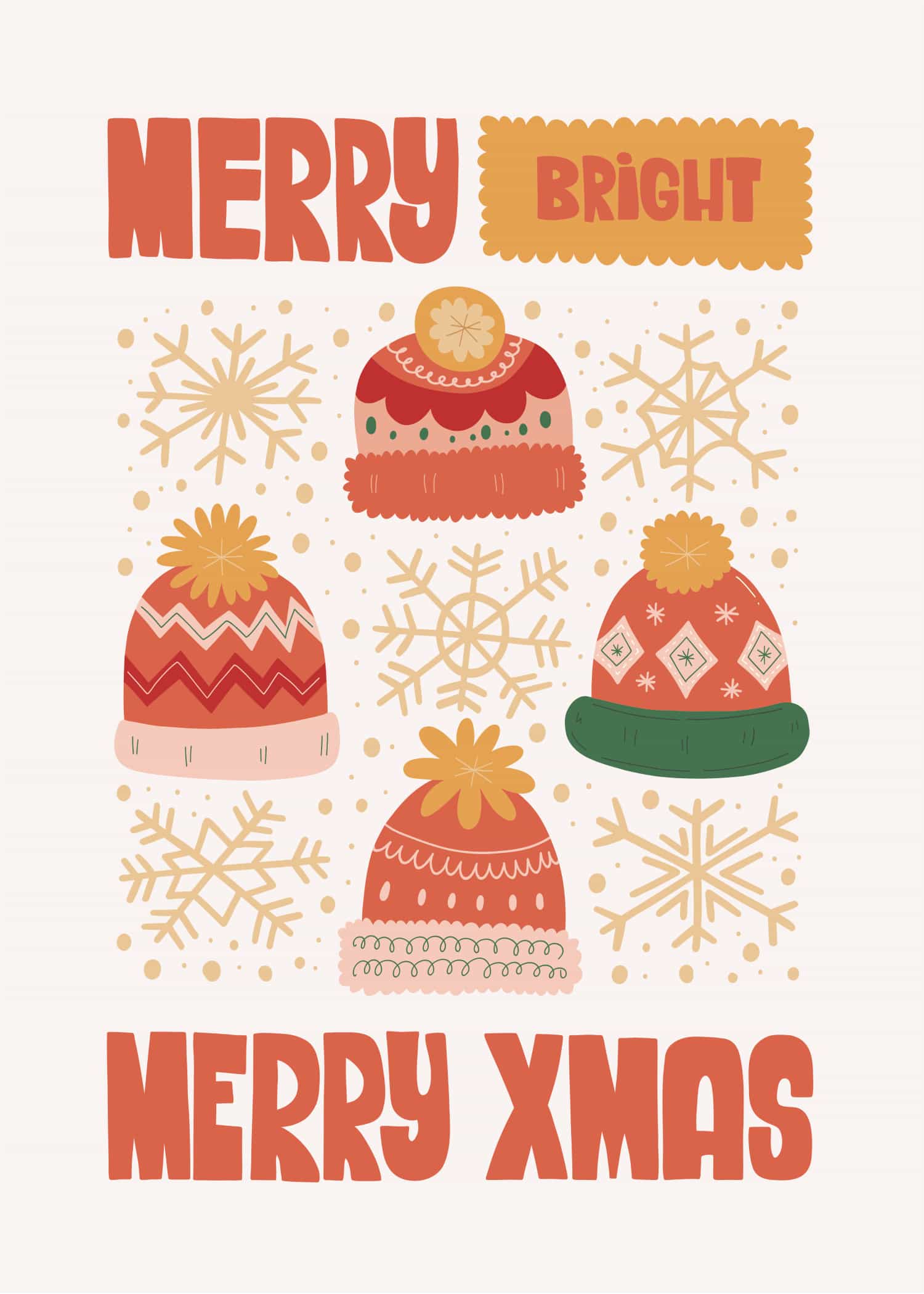 Merry Bright, Merry XMAS poster
