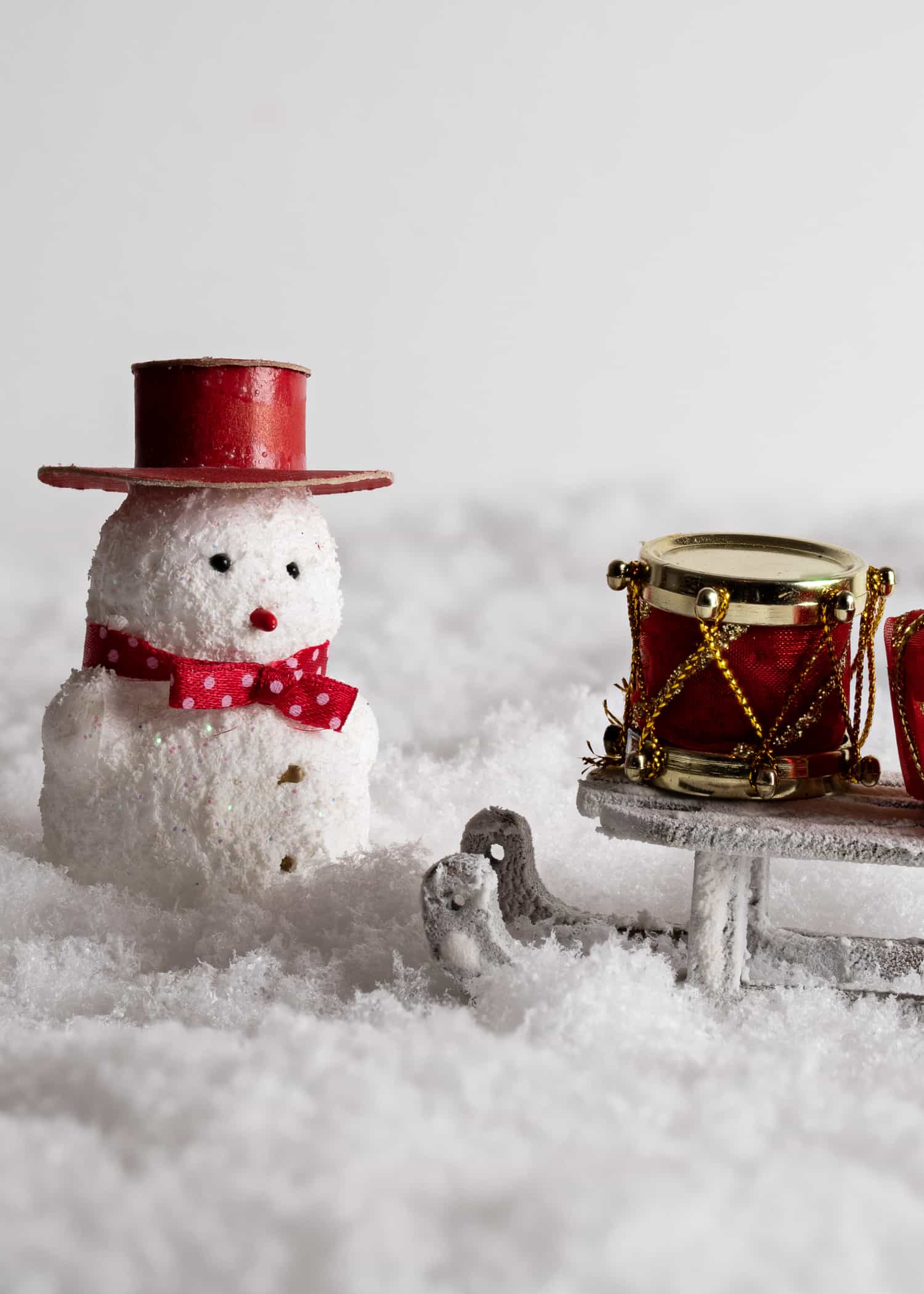 Snowman with Sled poster