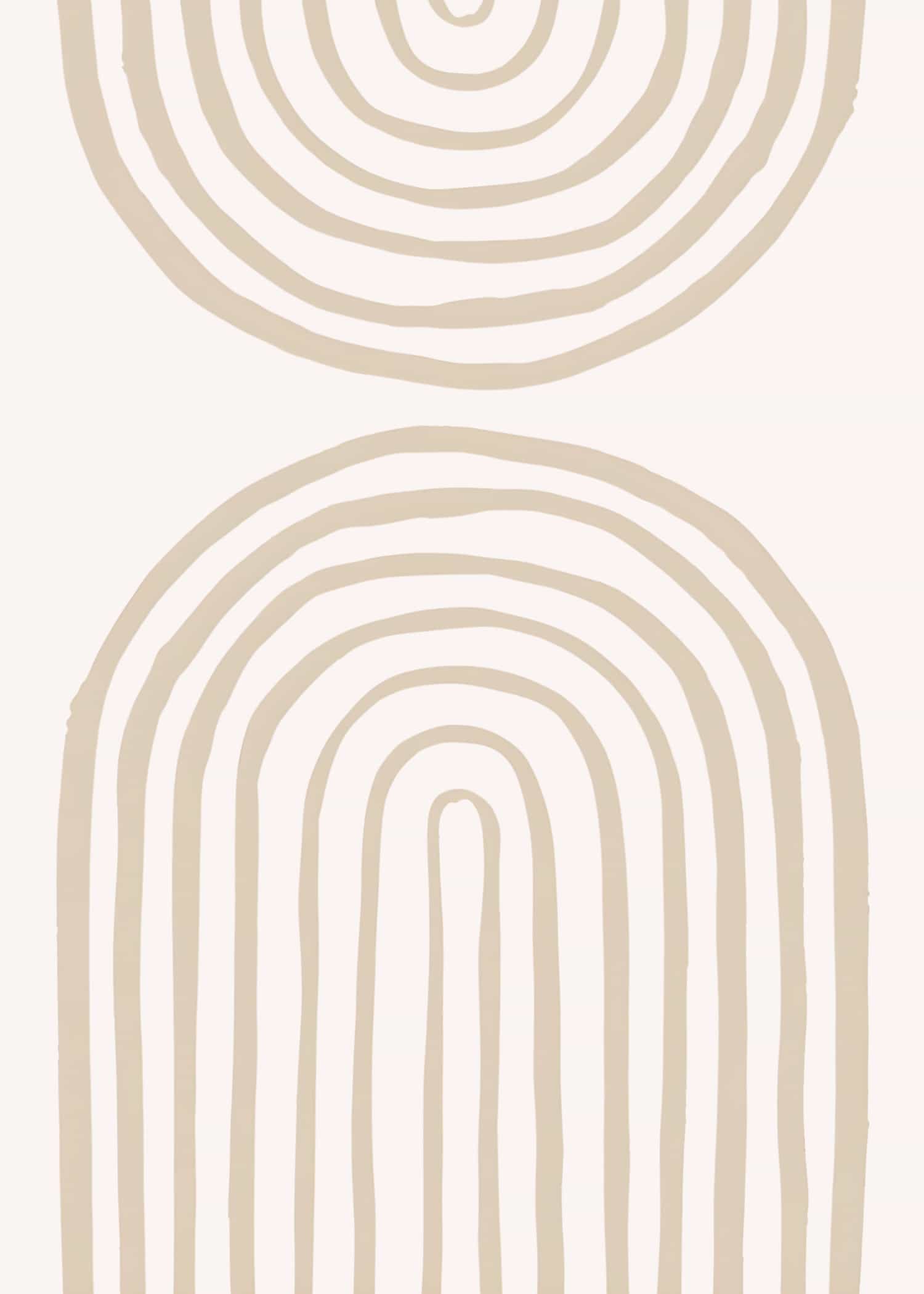 Beige Archs poster