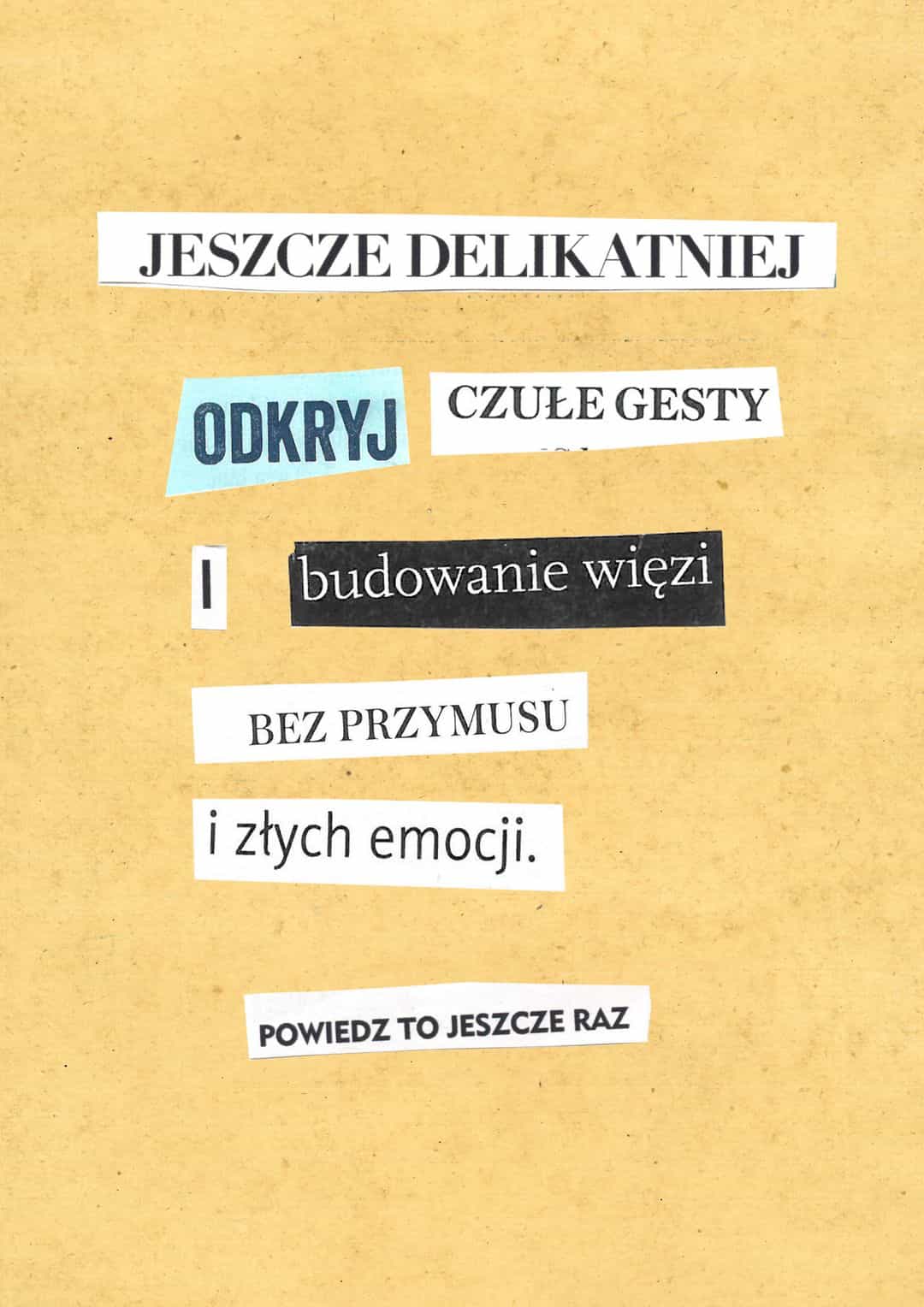 Budowanie więzi plakat