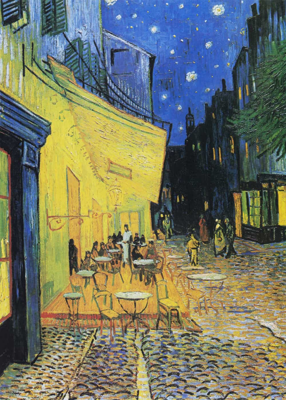 Taras kawiarni nocą Vincenta van Gogha plakat