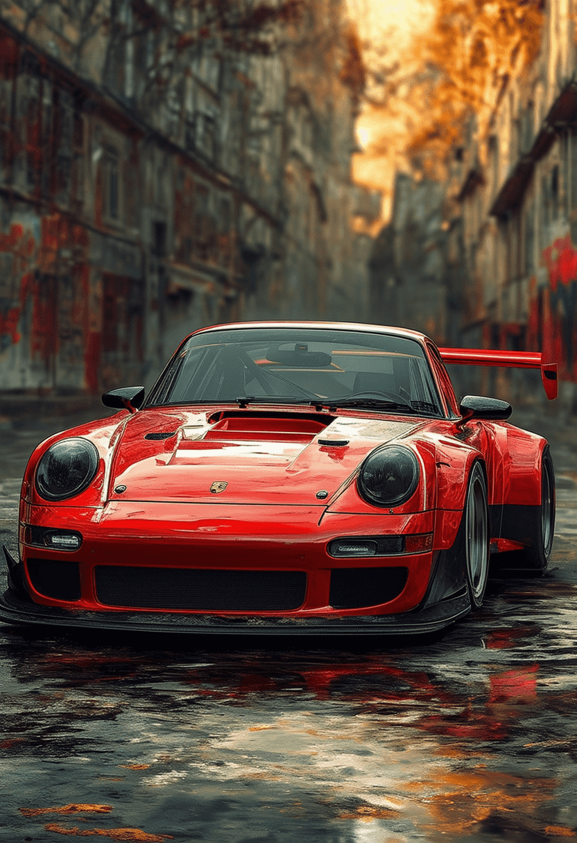Porsche 911 GTR poster