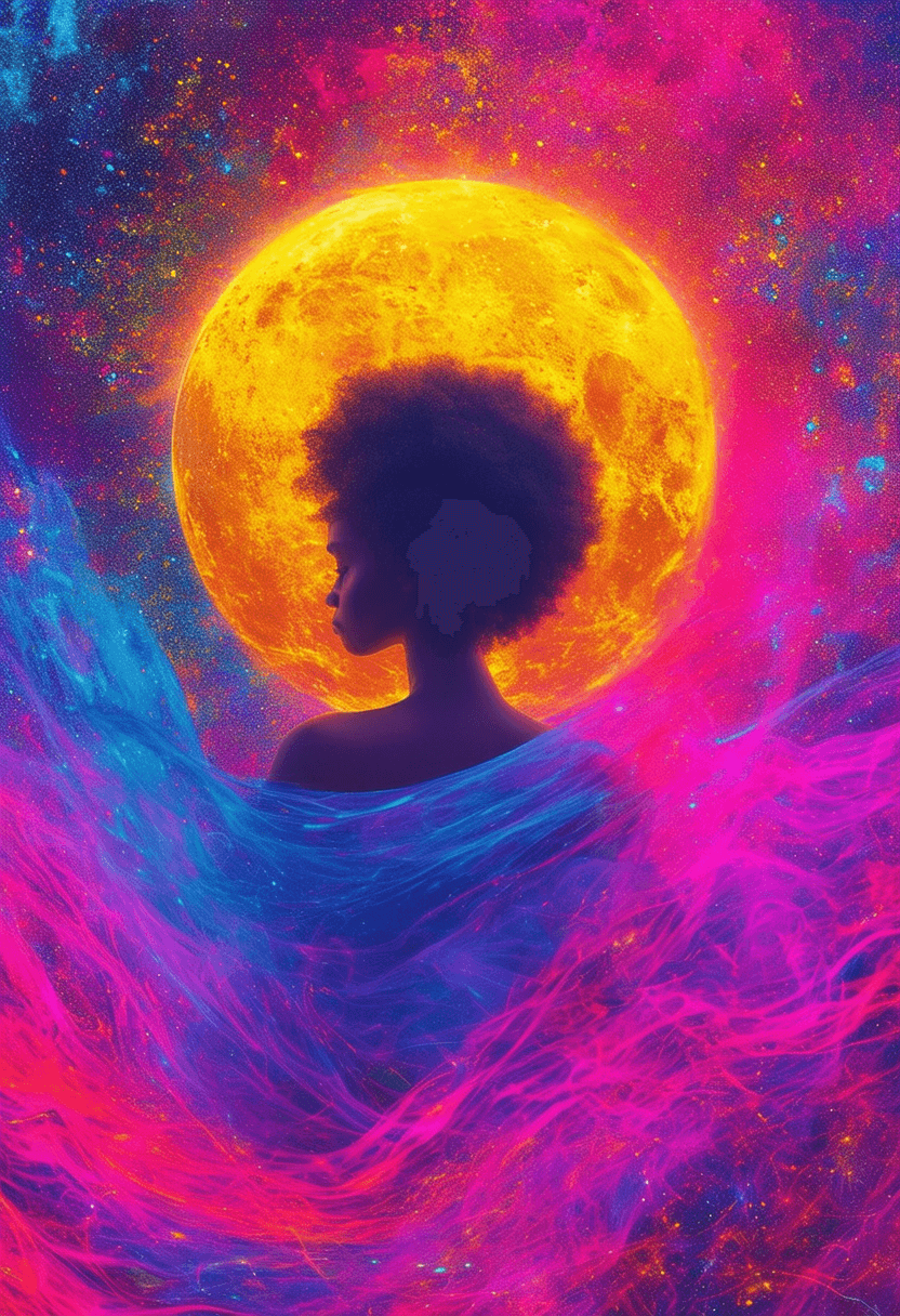 Afro Spiritual Aura poster