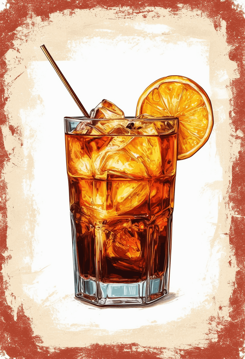 Retro Drink plakat