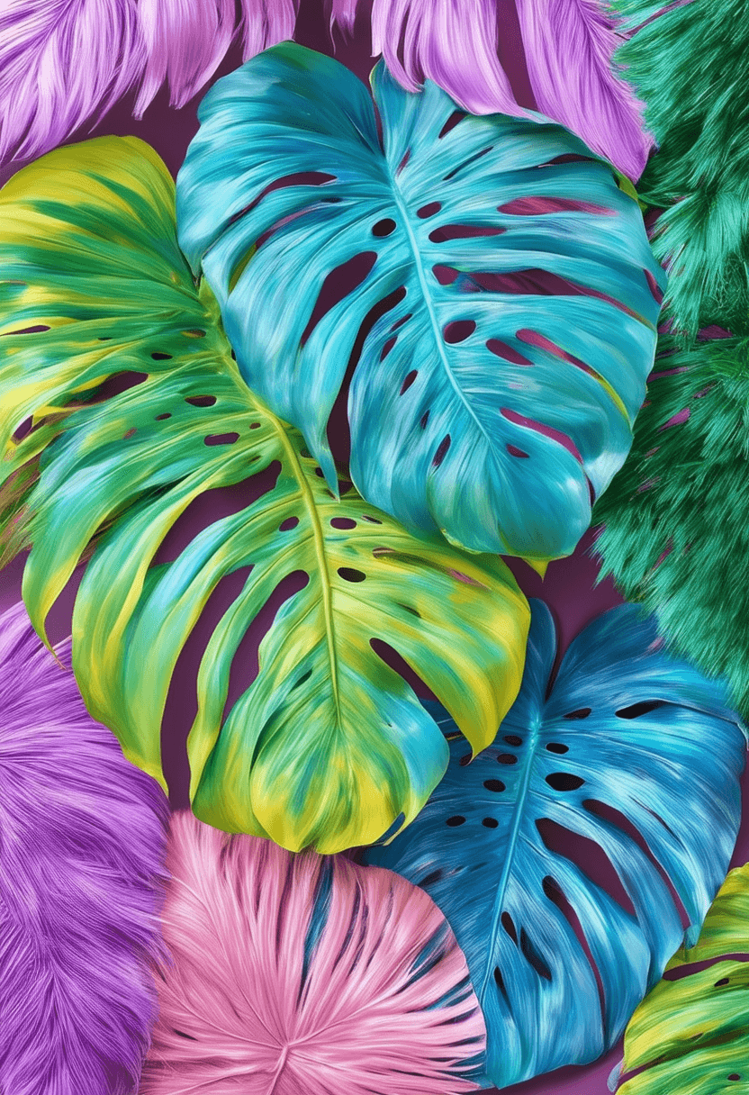 Monstera Leaves poster