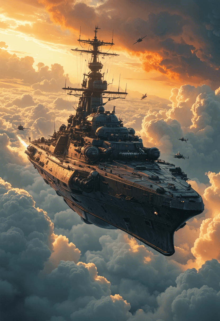 Flying Battle Frigate poster