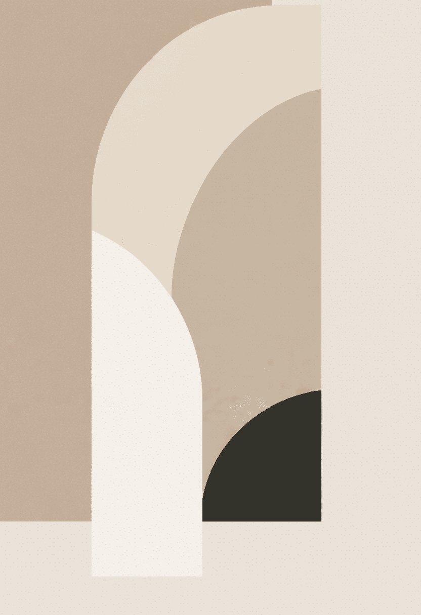 Neutralna sztuka minimalistyczna #2 plakat