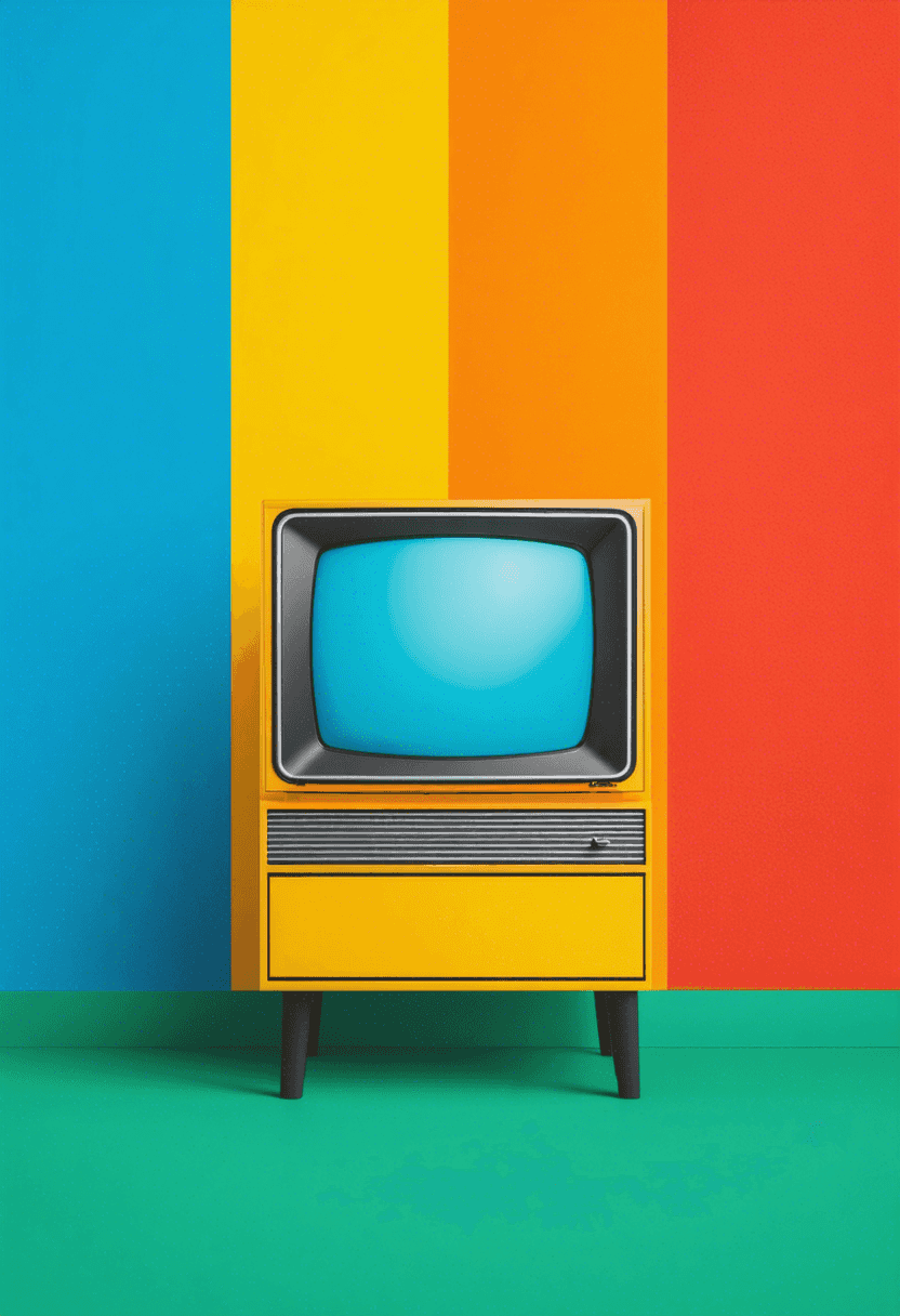 Retro TV Minimalist poster