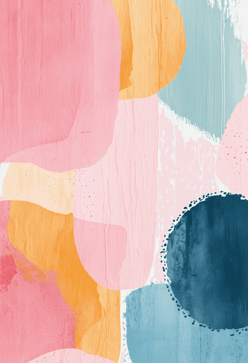 Pastel Bohemian poster