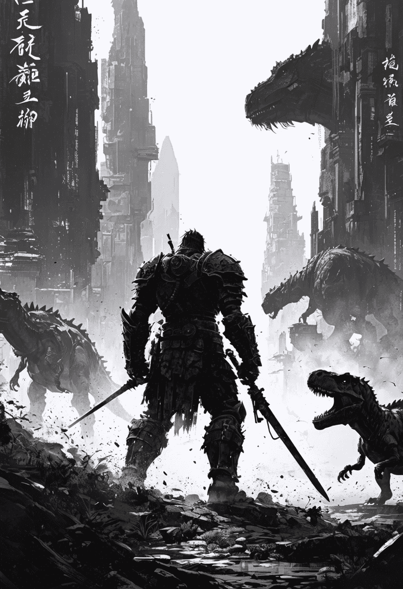 Colossus vs Dinozaury plakat
