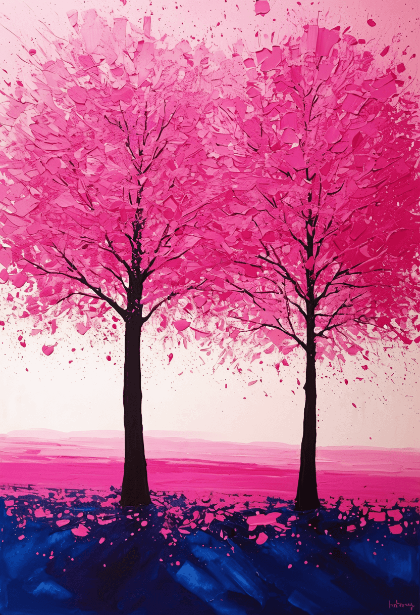 Abstract Trees poster