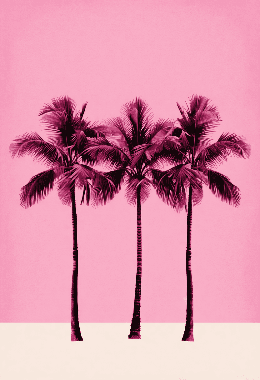 Trio of Palms poster