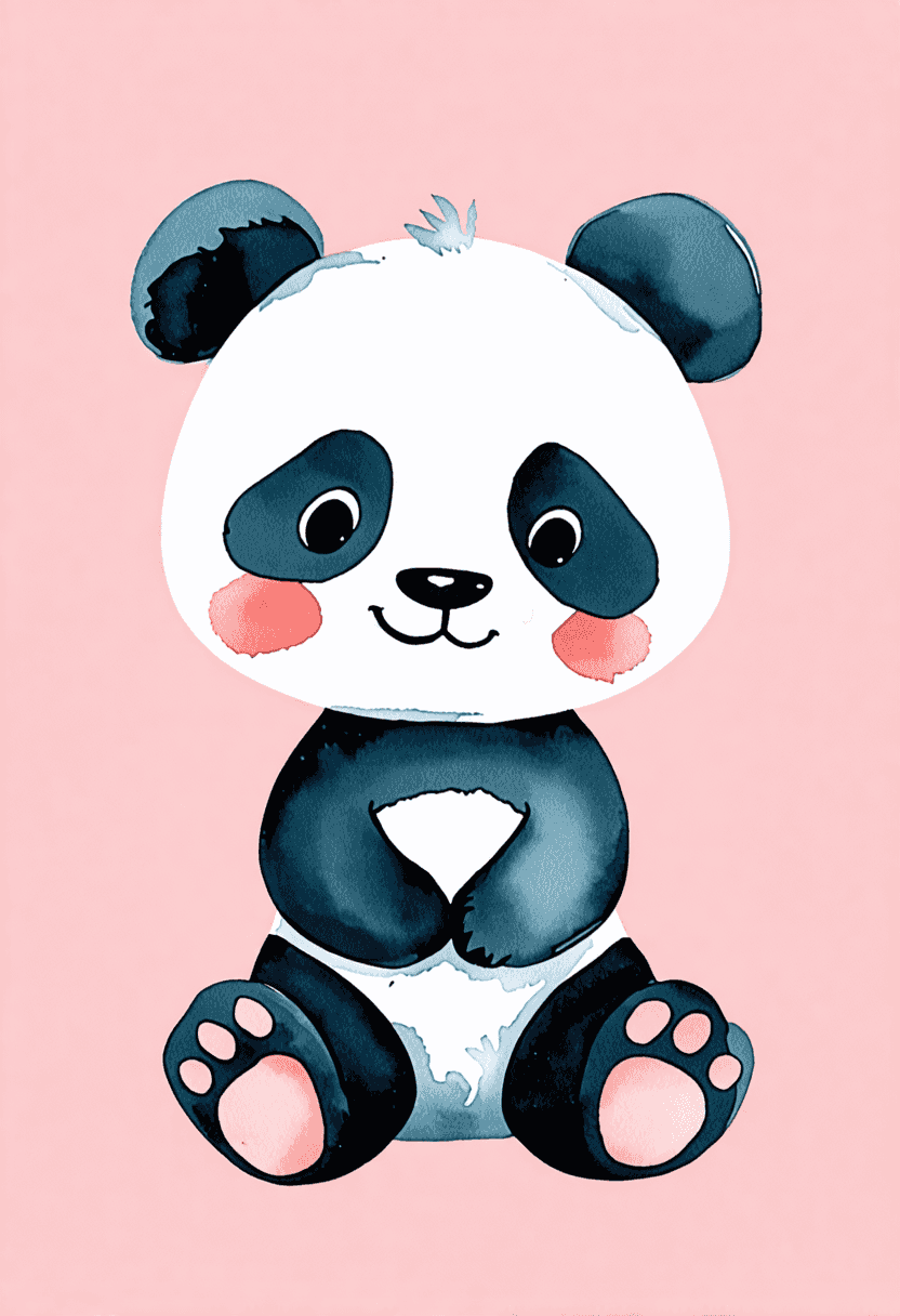 Baby Panda plakat