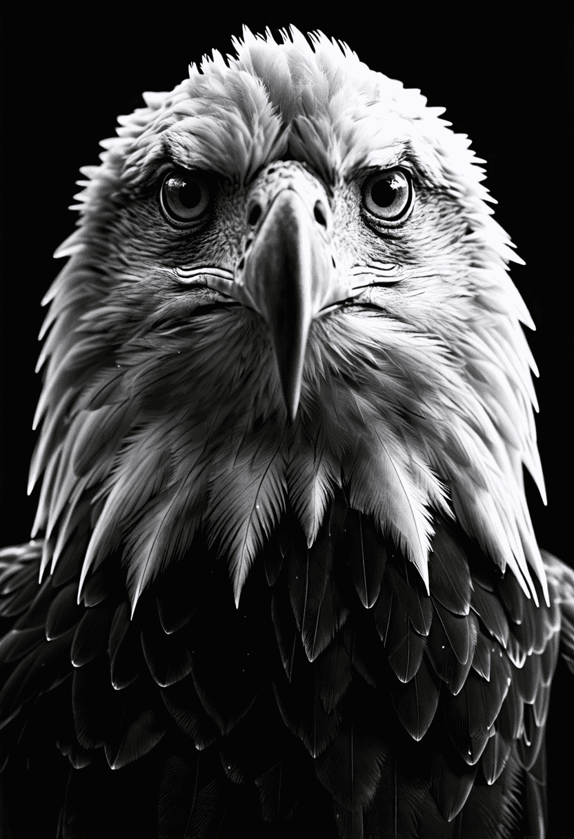 Eagle Silhouette poster