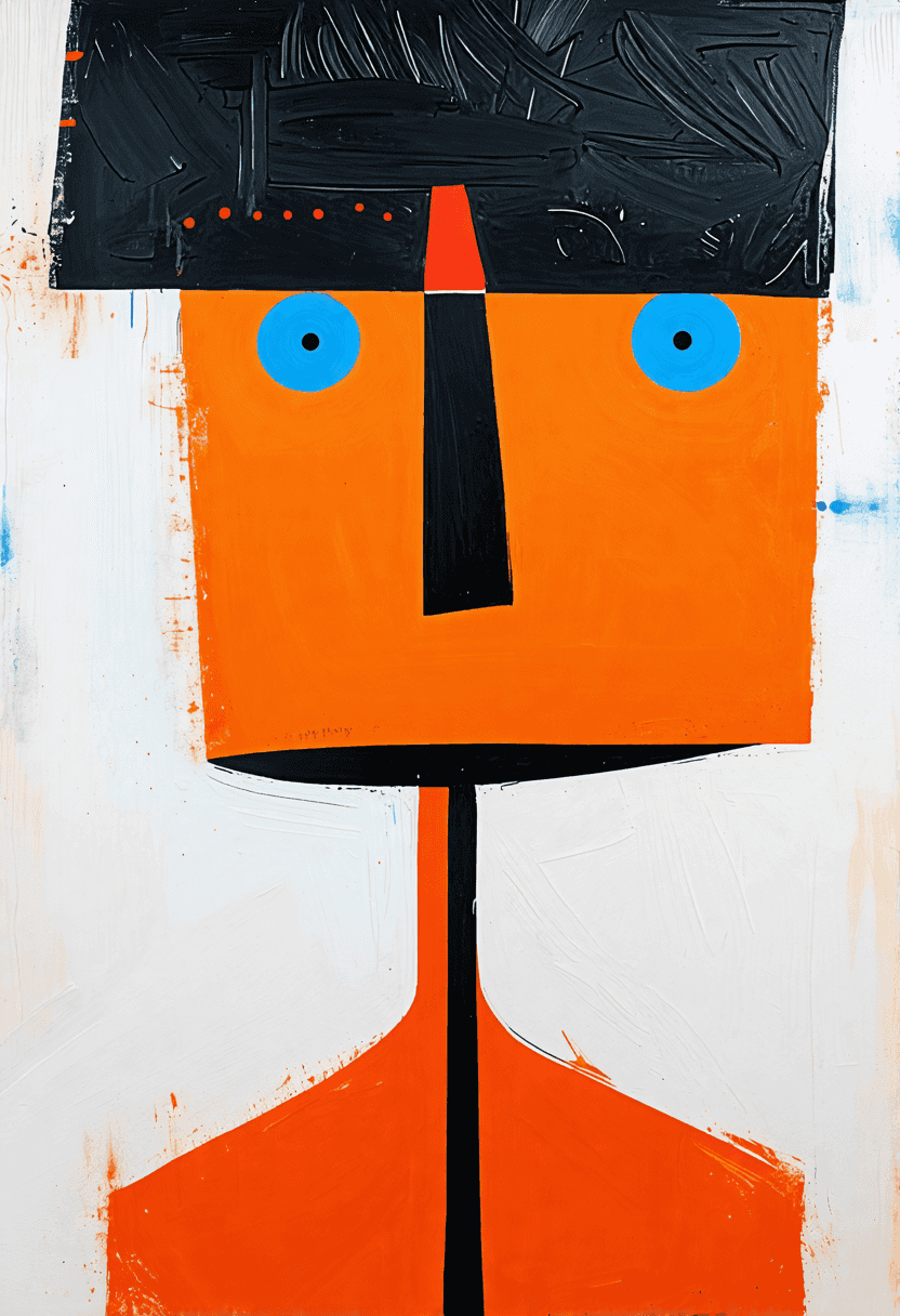 Joan Miró Figure poster