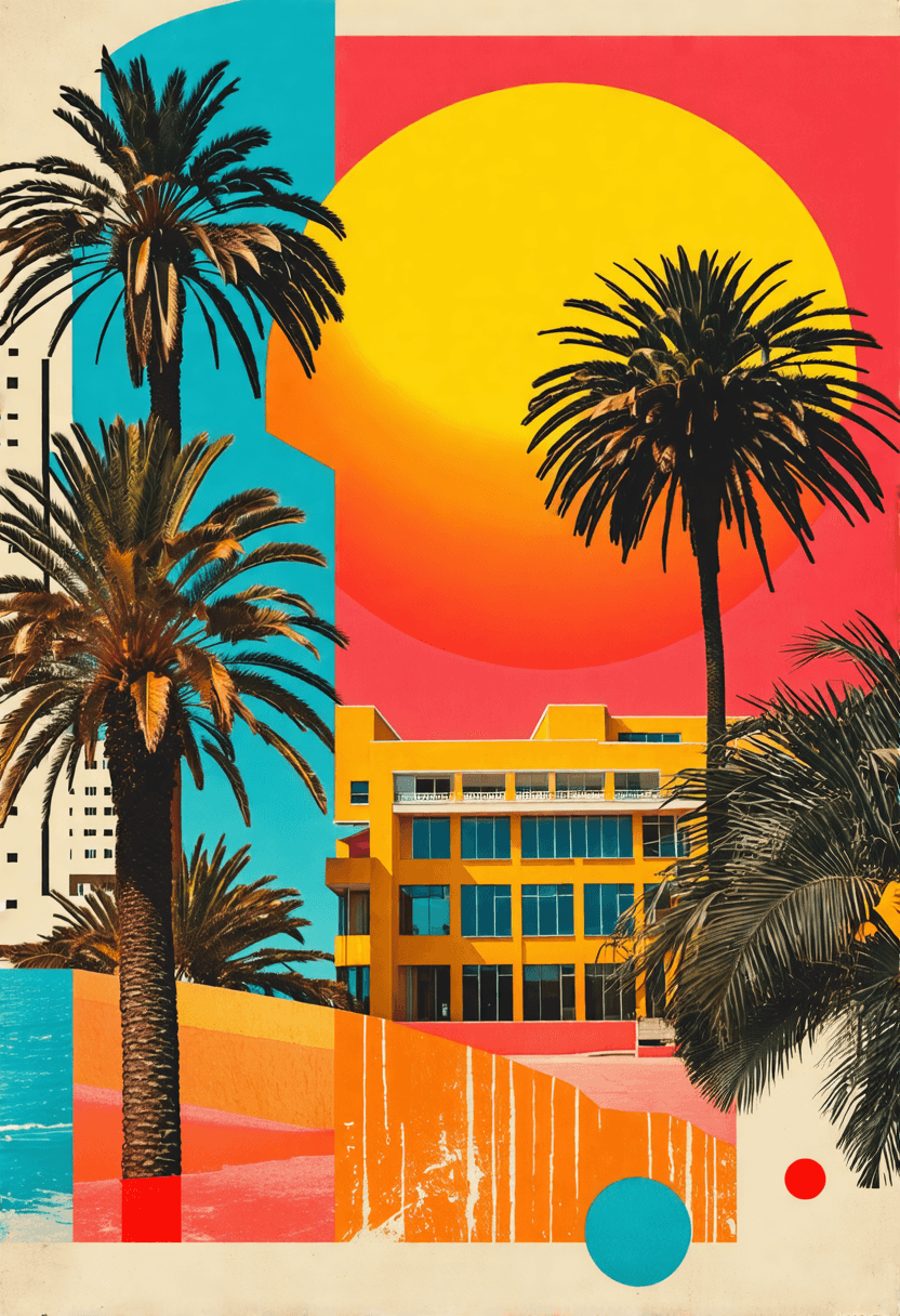 Retro Collage poster