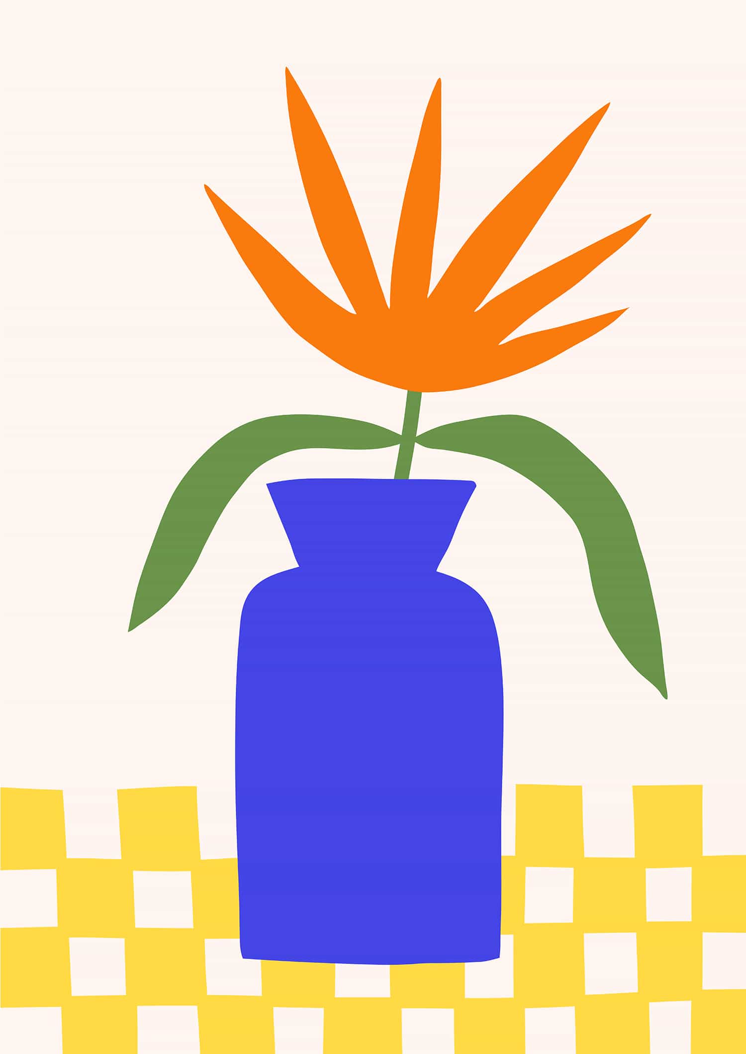 Kwiaty w wazonie nr 5 plakat