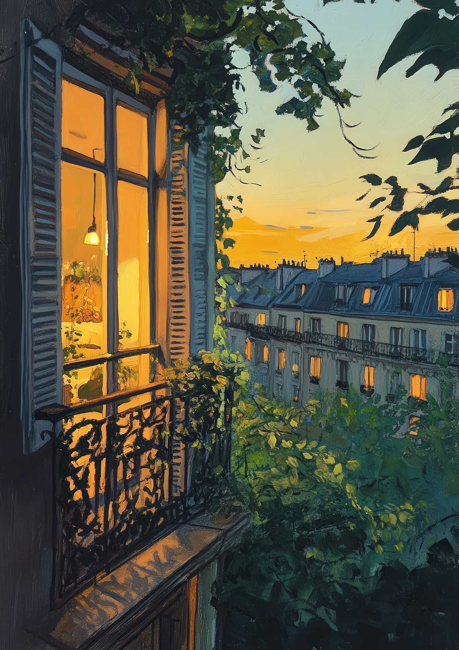 Apartament francuski plakat
