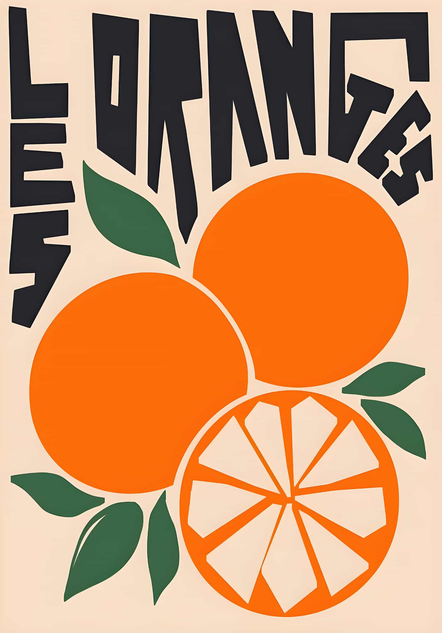 Les Oranges plakat