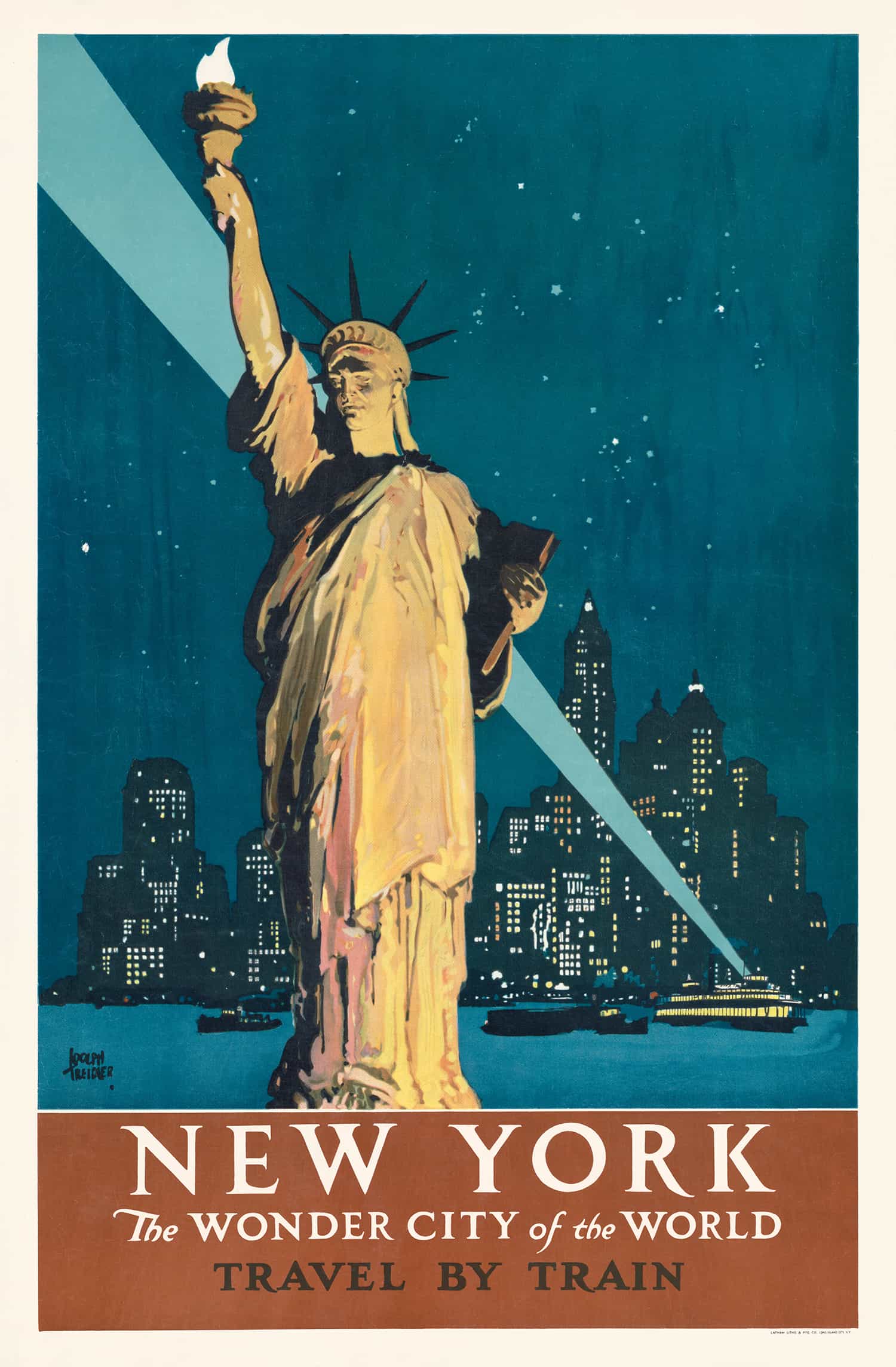 New York - The Wonder City poster