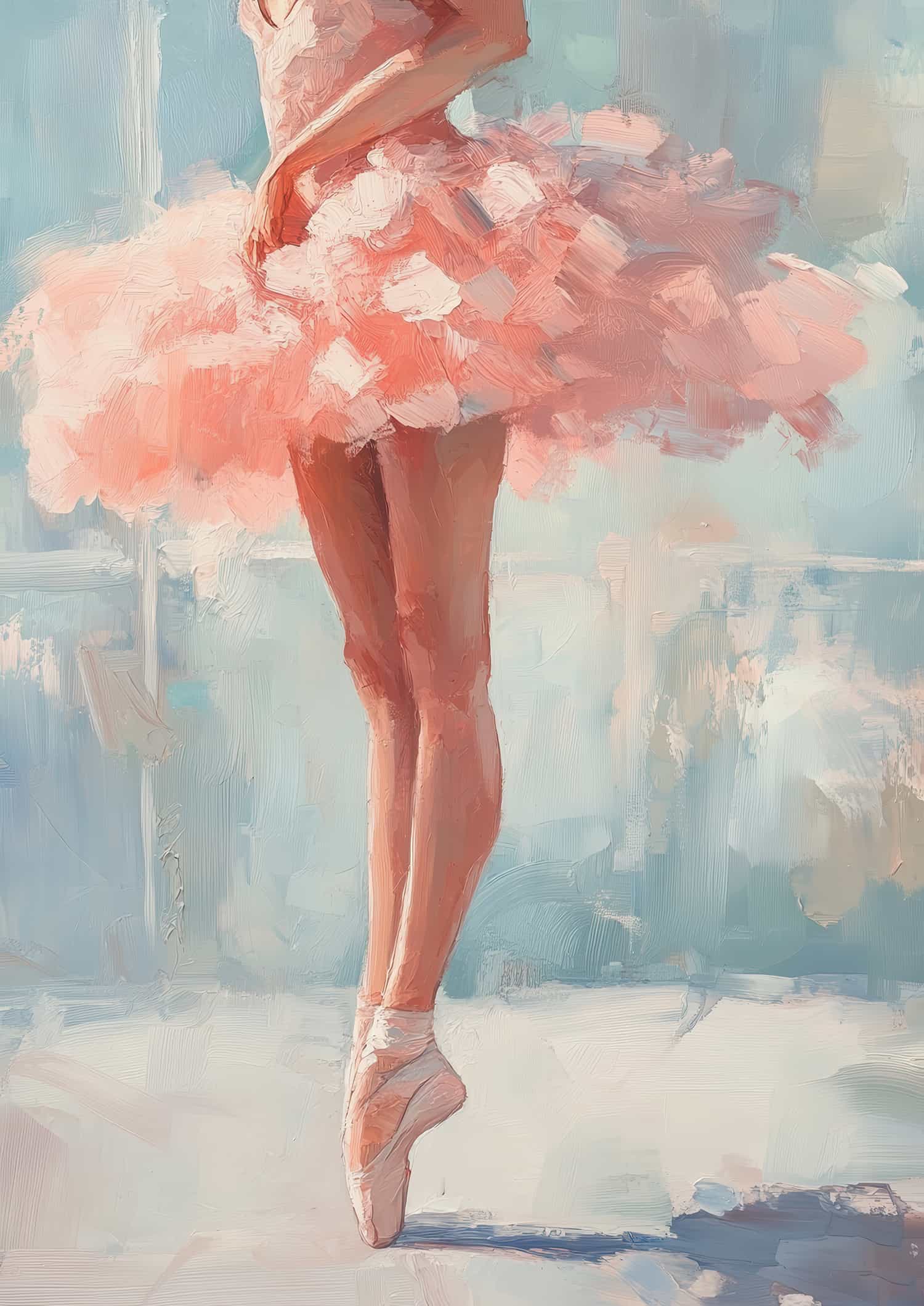 Oil Painting Ballerina poster