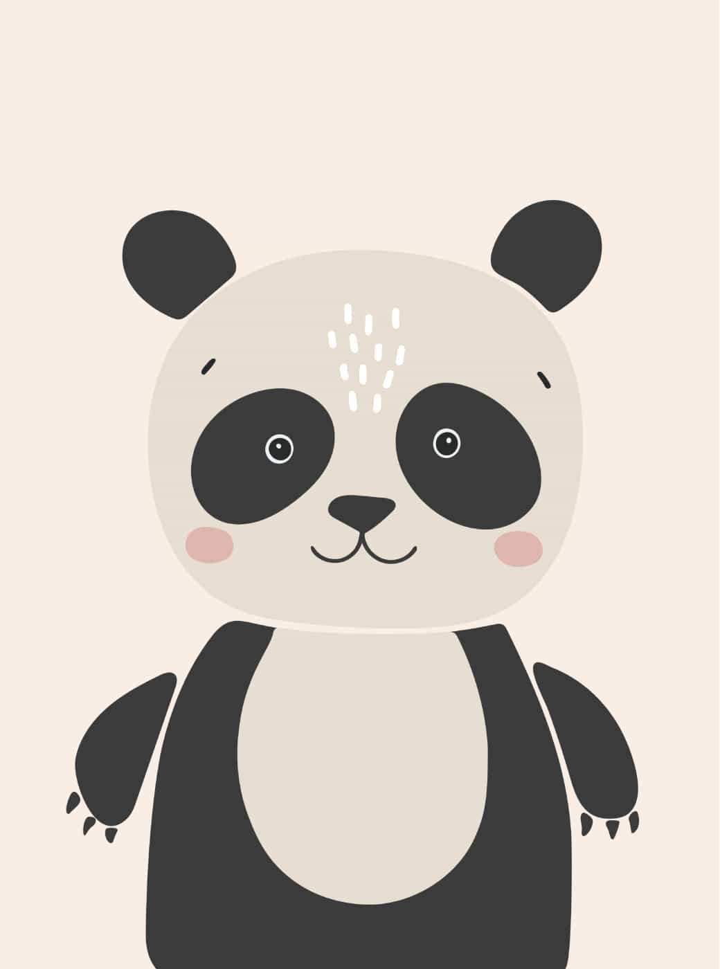 Cute Panda poster