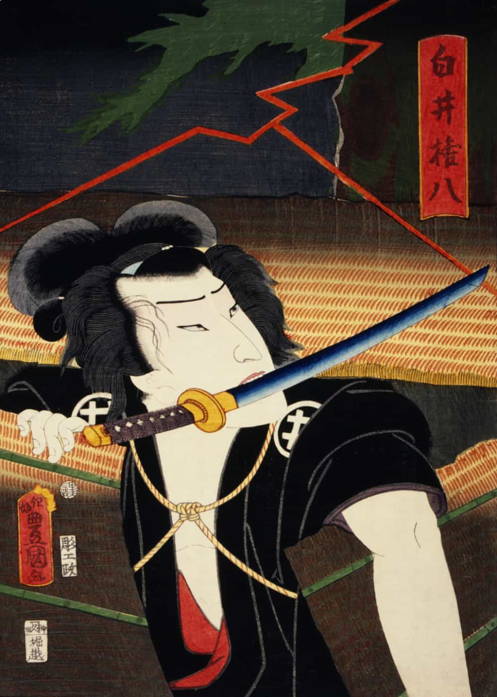 Portraits of an Actor by Toyohara Kunichika poster