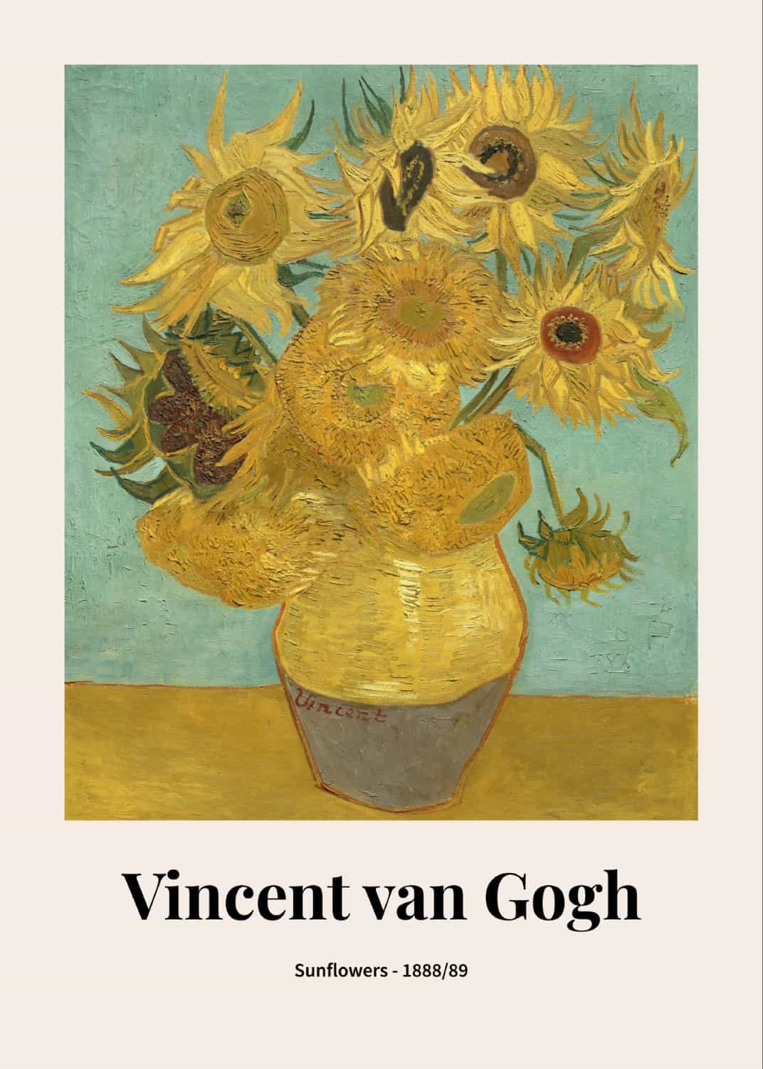 Słoneczniki Vincenta van Gogha plakat