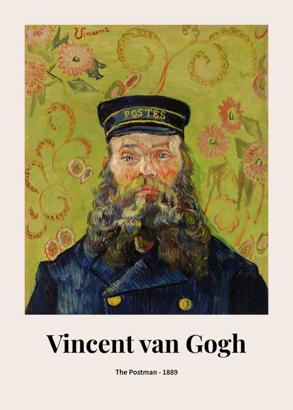 The Postman by Vincent van Gogh poster