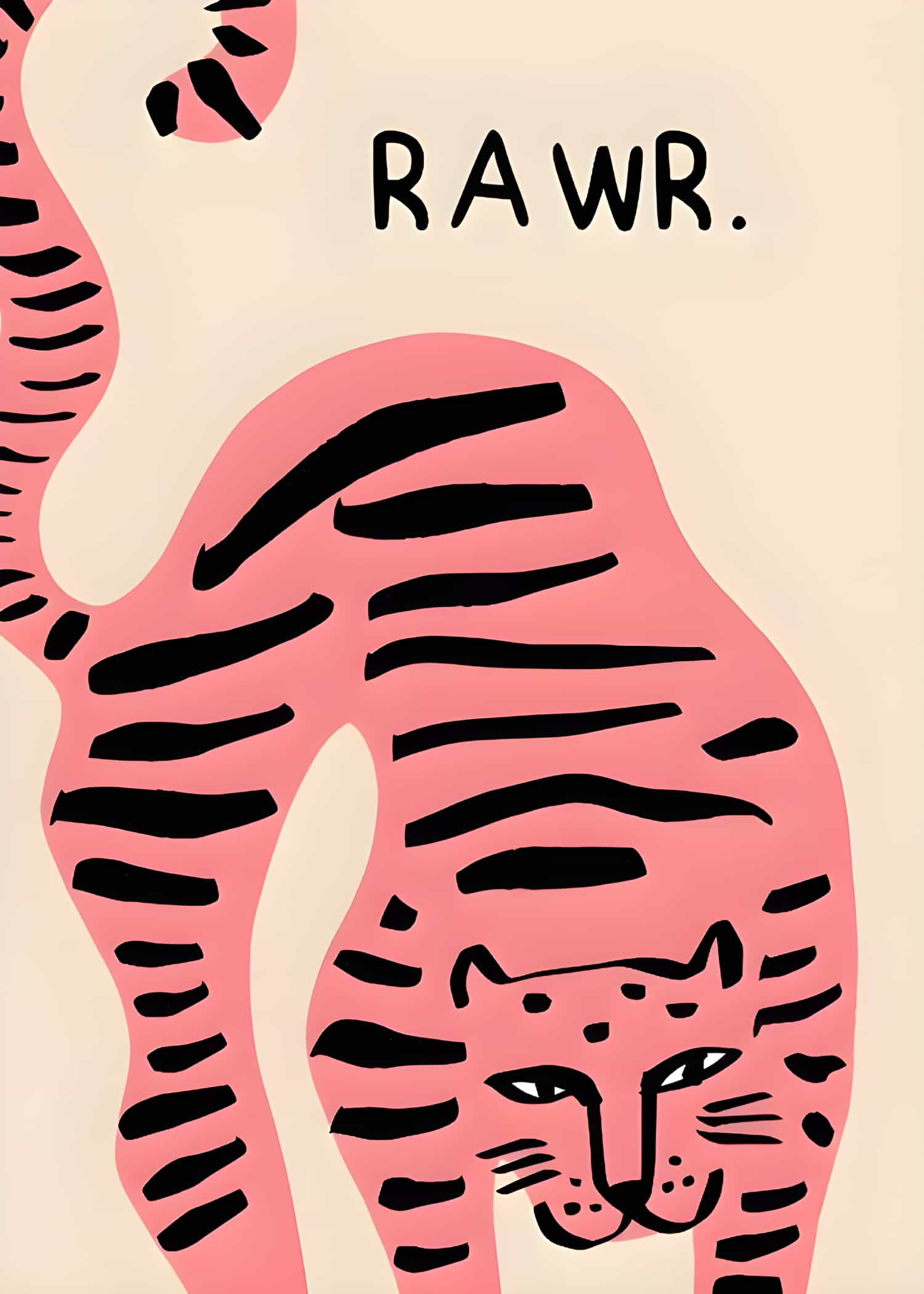 Tygrys, RAWR plakat