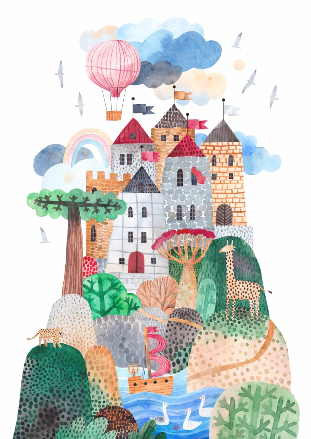 Stone Fortress on the Top poster