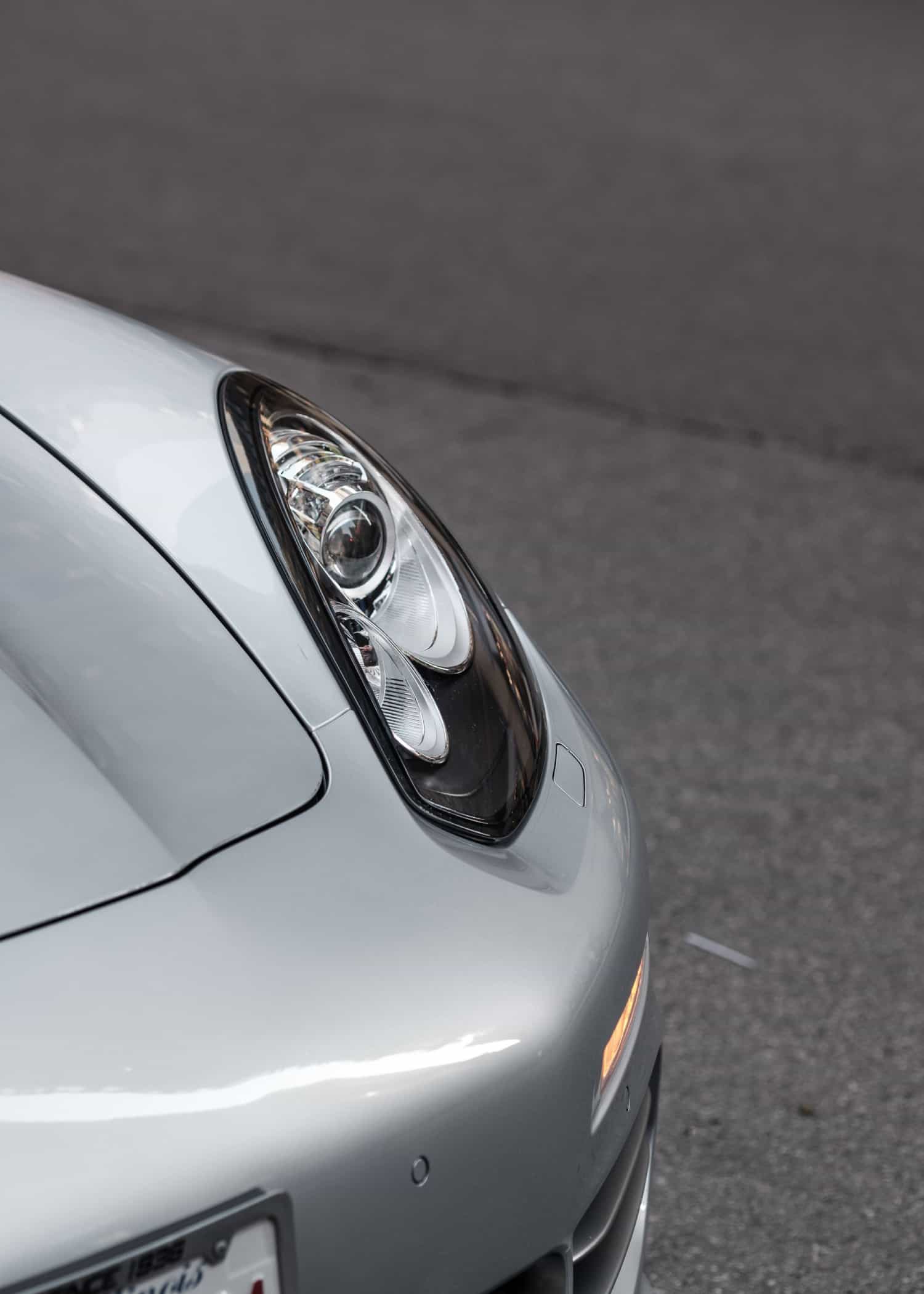 Porsche Close Up Shot poster