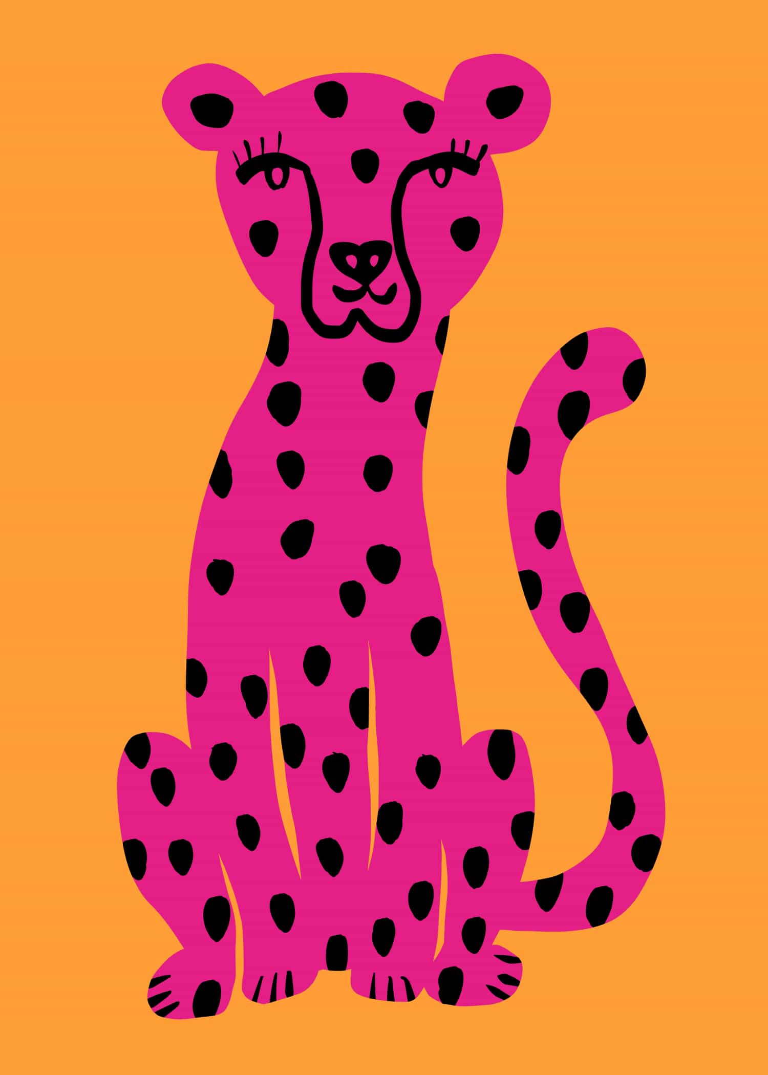 Pink Cheetah poster
