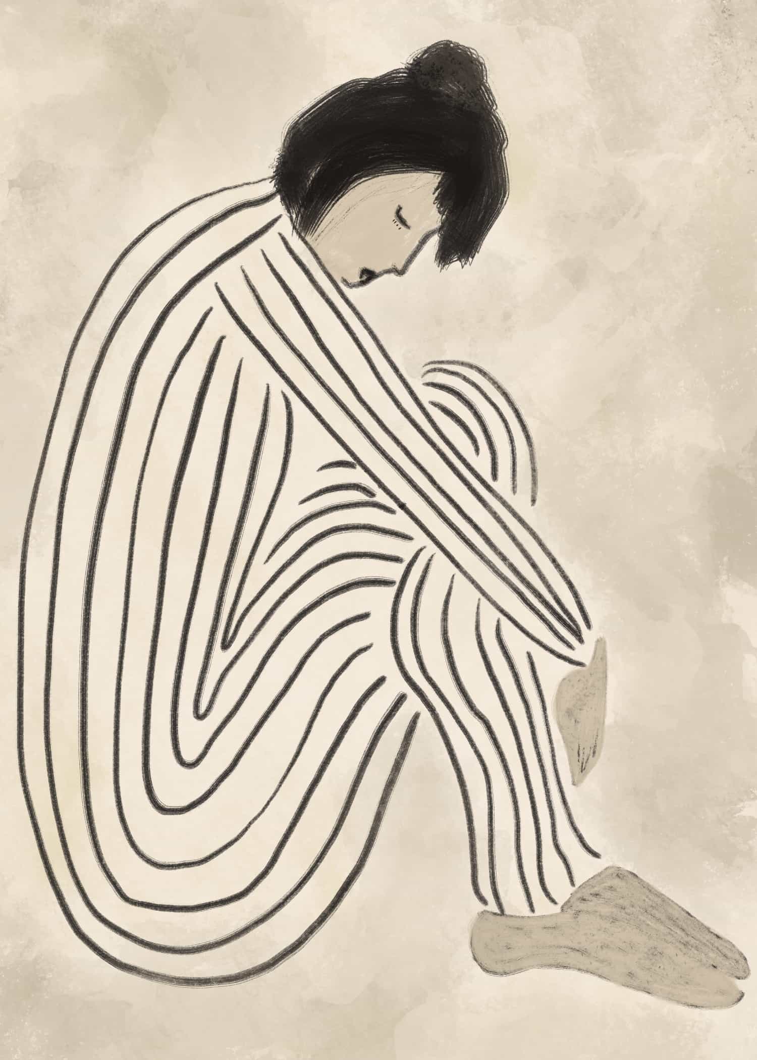 Sitting Girl poster
