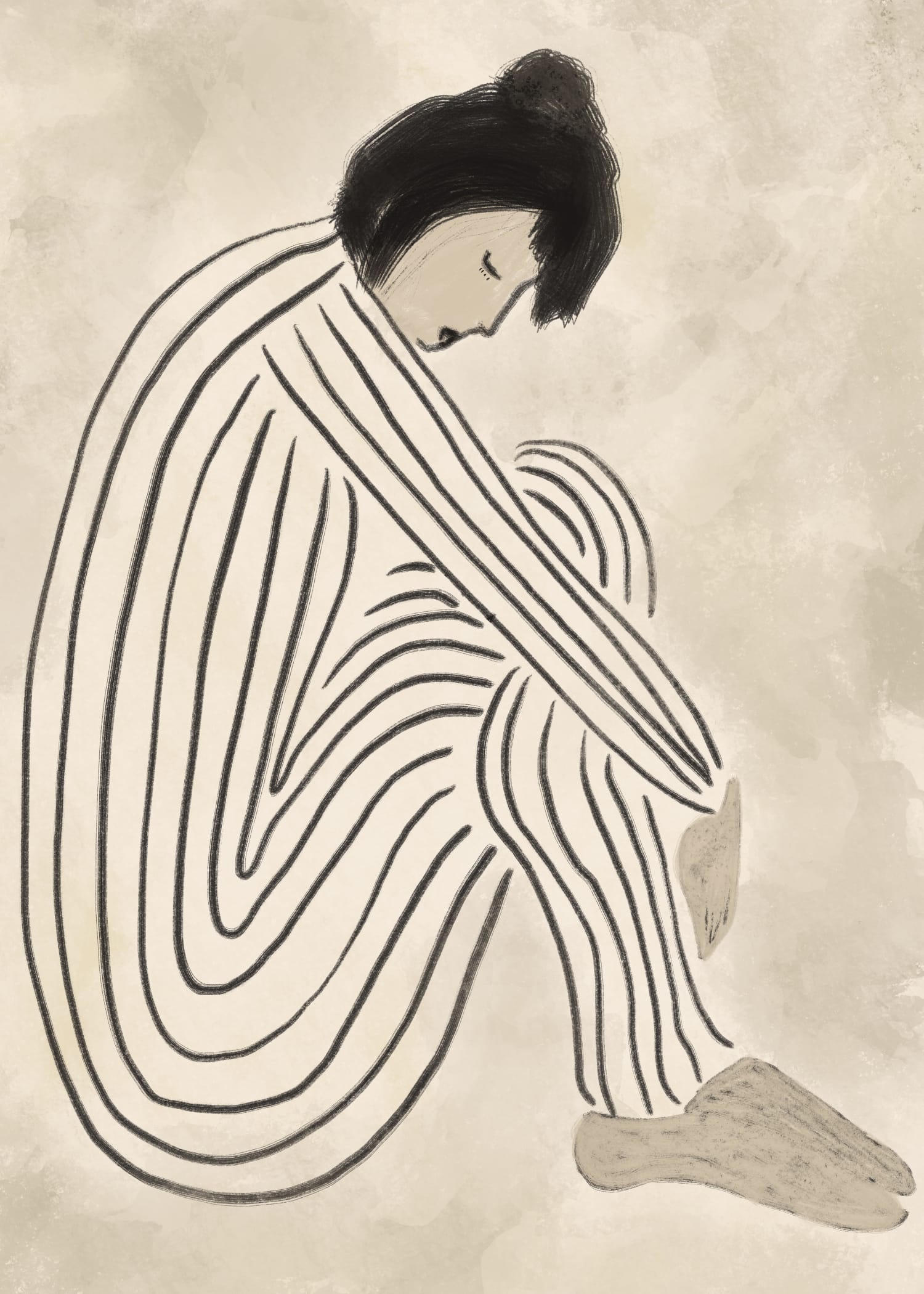 Sitting Girl, Product image 1