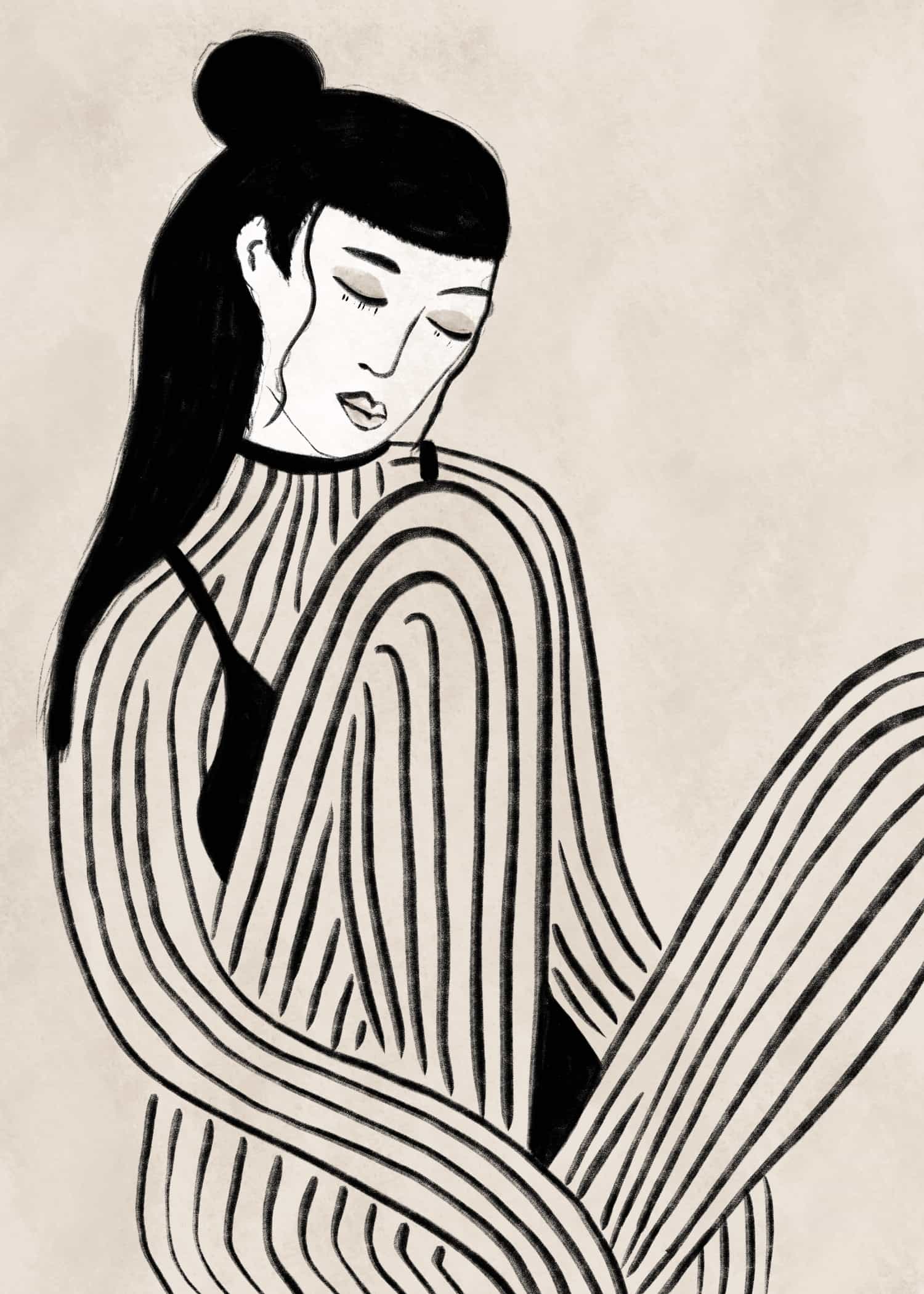 Woman Sitting No. 3 poster