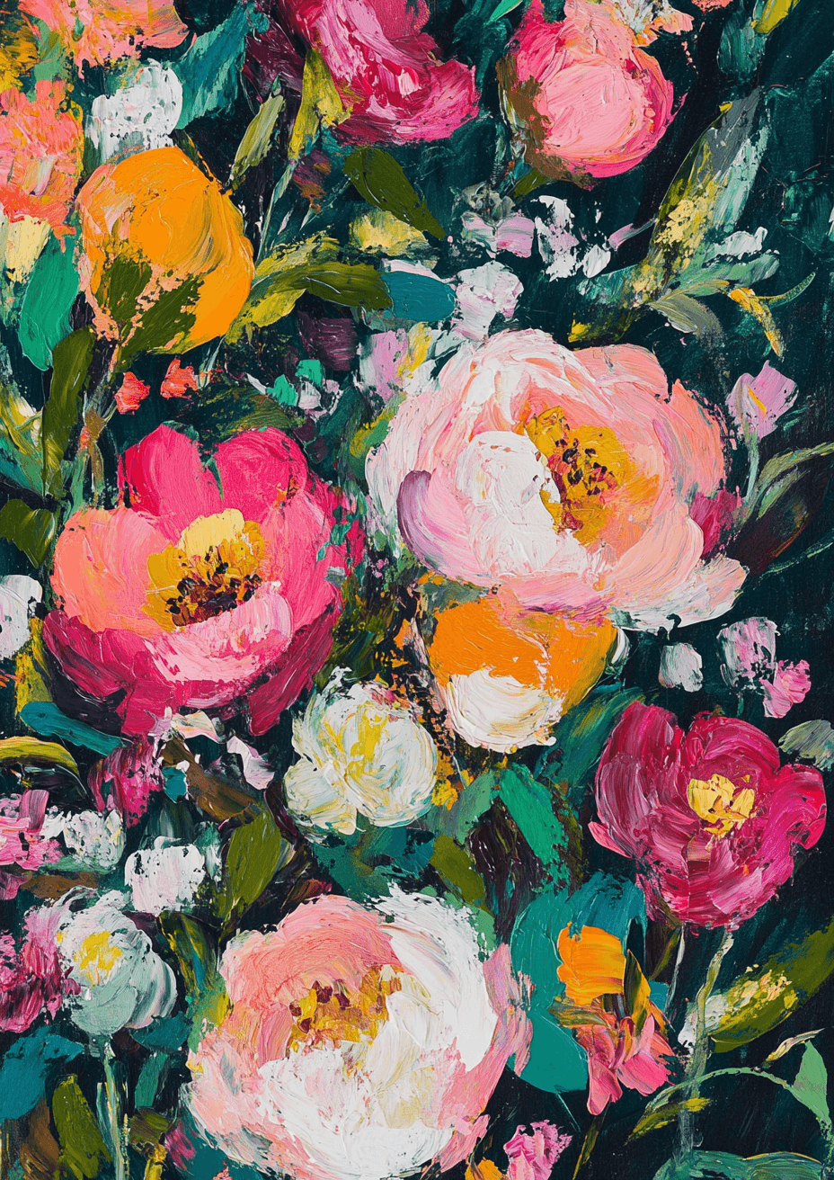 Floral Painting poster