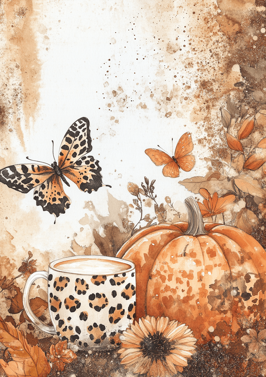 Watercolor Autumn Scene, Product image 1
