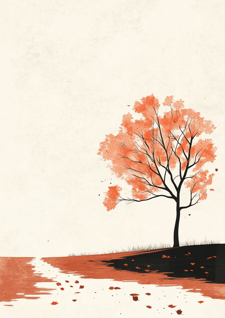 Minimalist Autumn Scene, Product image 1