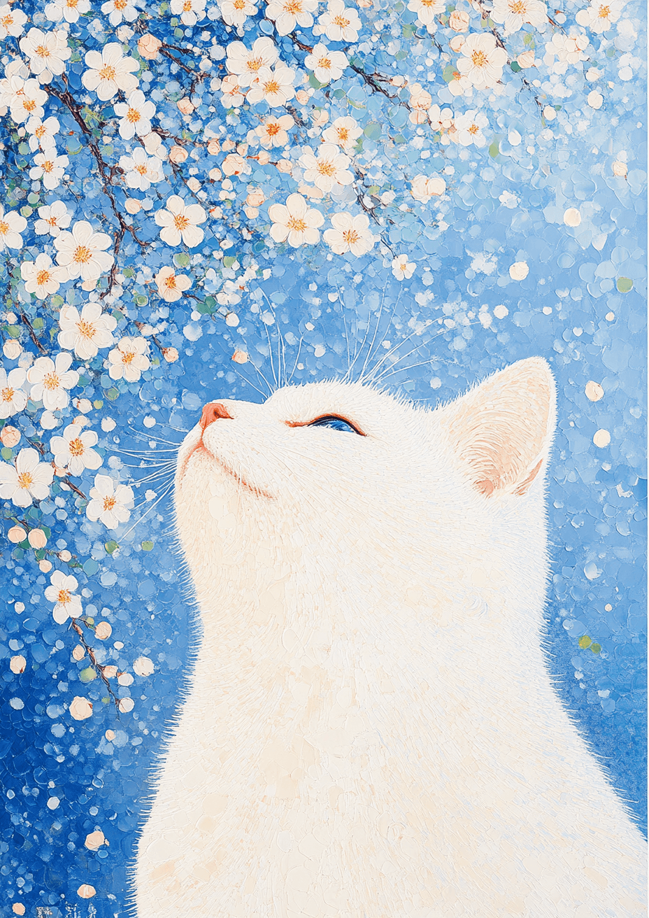 Cat under Osmanthus, Product image 1