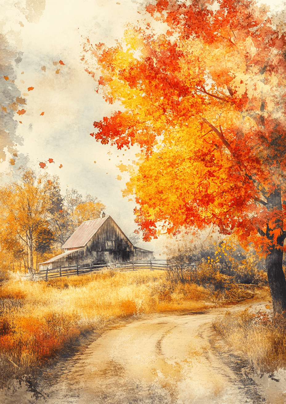 Rustic Farm Landscape, Product image 1